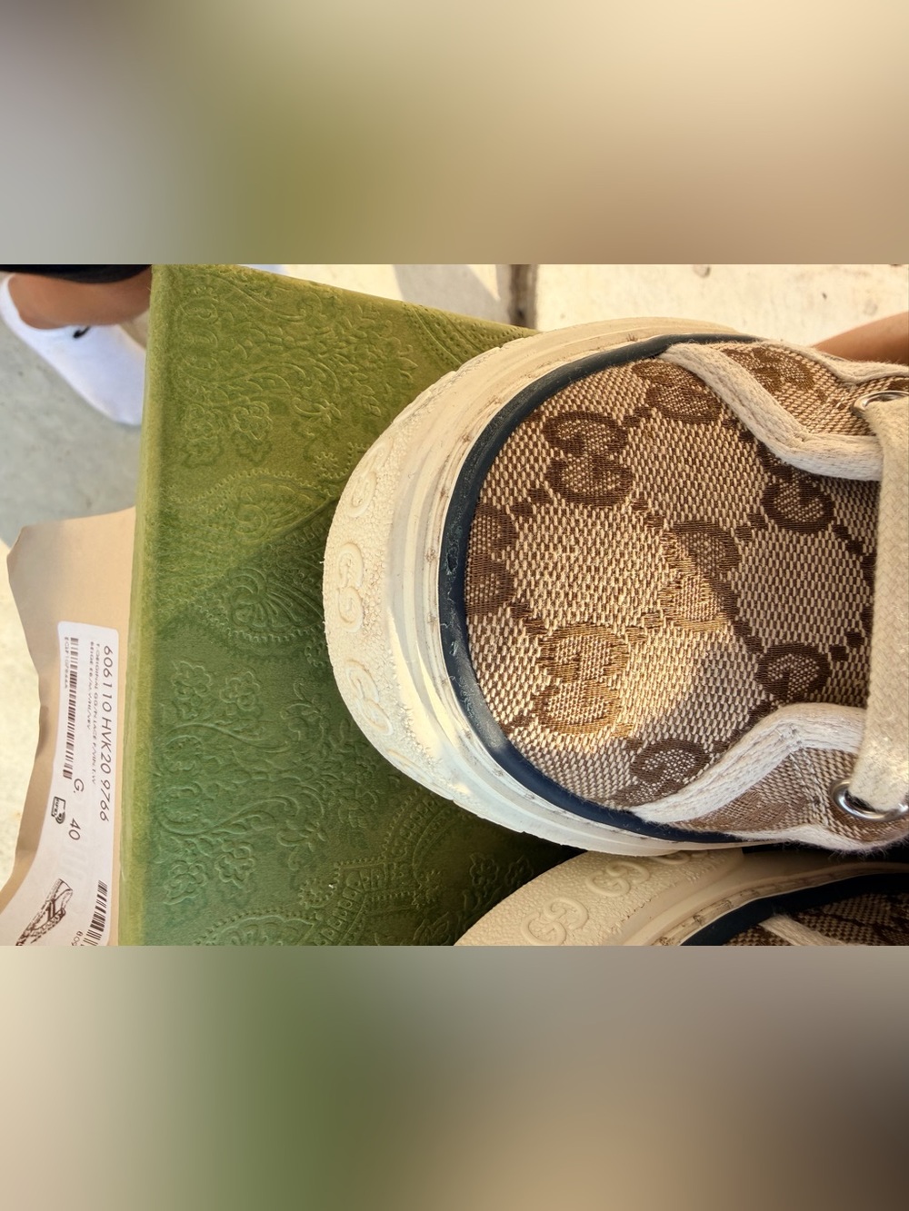 AUTHENTIC Women's Gucci Tennis 1977 sneaker - Picture 6 of 12